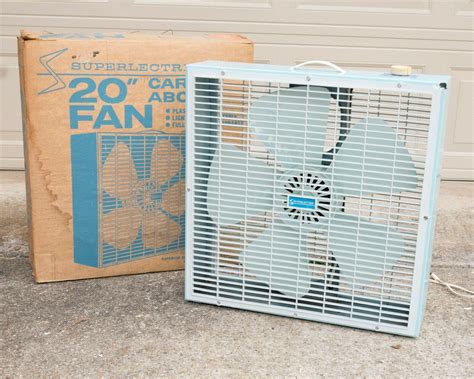 metal box fans on sale|vintage metal box fan.